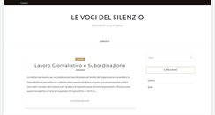 Desktop Screenshot of levocidelsilenzio.com