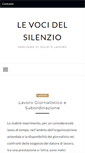 Mobile Screenshot of levocidelsilenzio.com